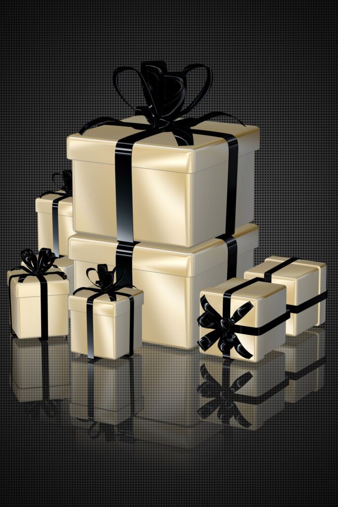Collectie elegante geschenkdozen